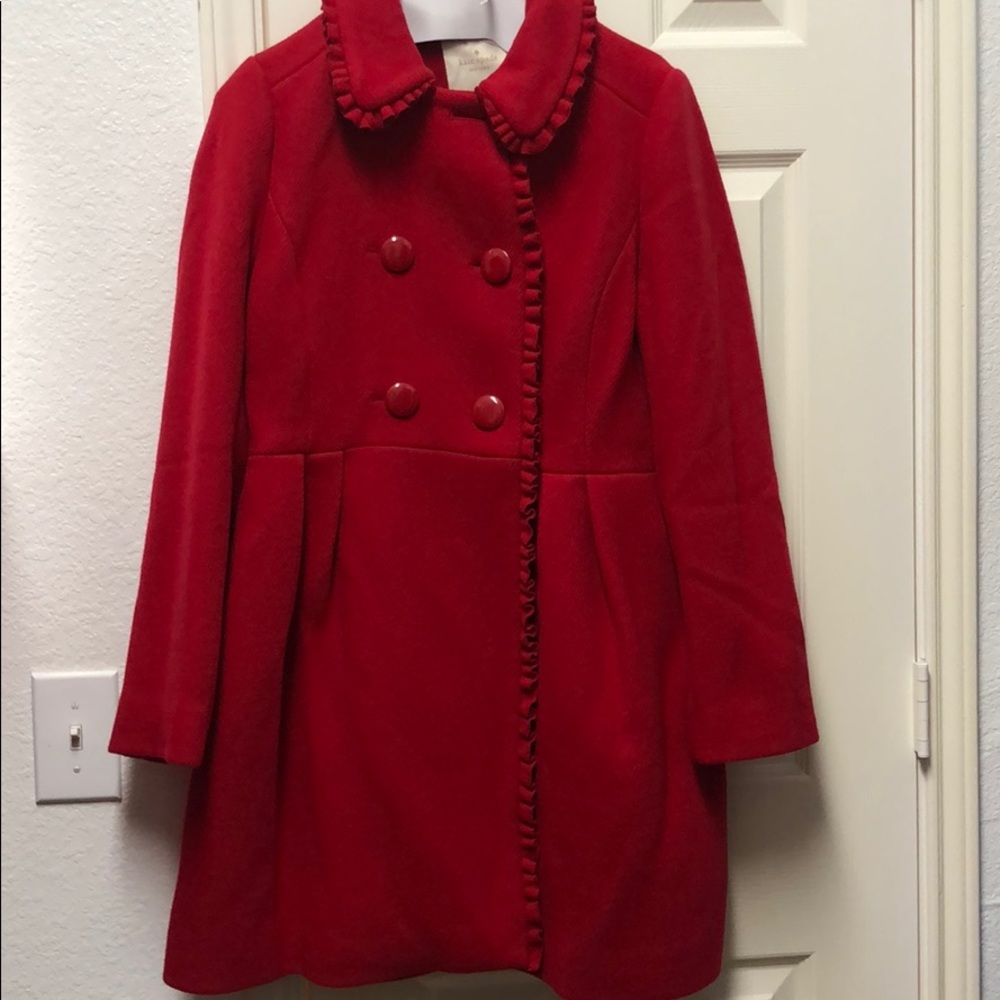 Red jacket from Kate Spade